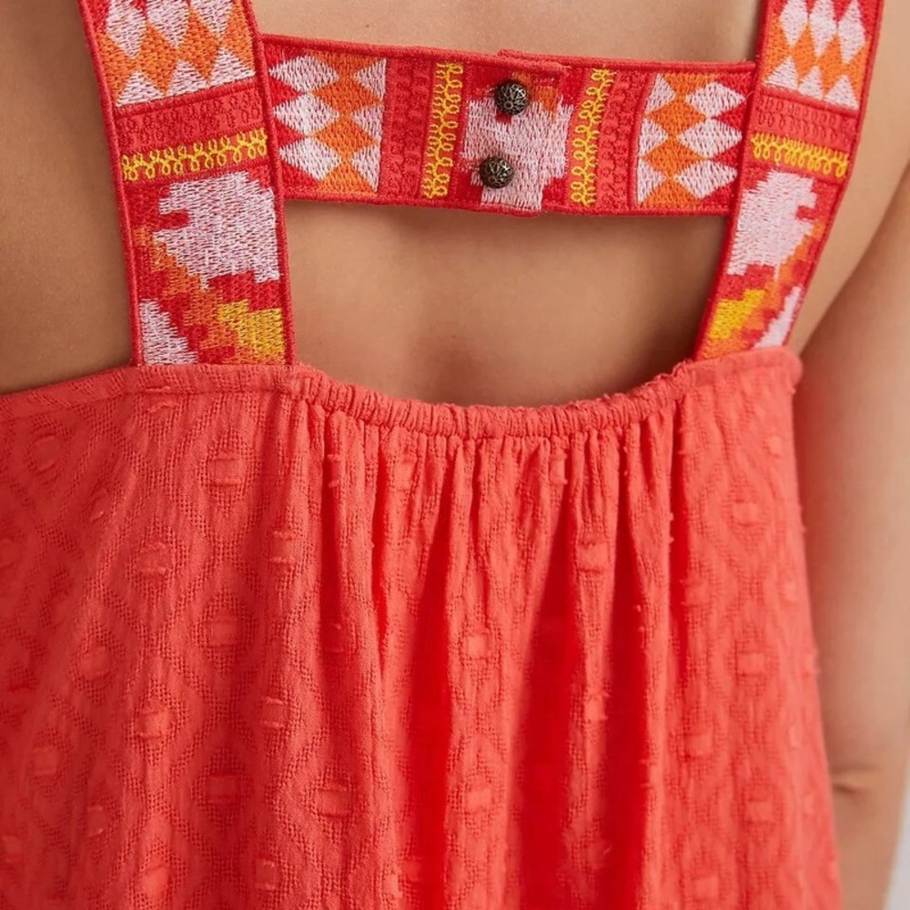 Anthropologie Coral Embroidered
Tunic Dress - Picture 3 of 5